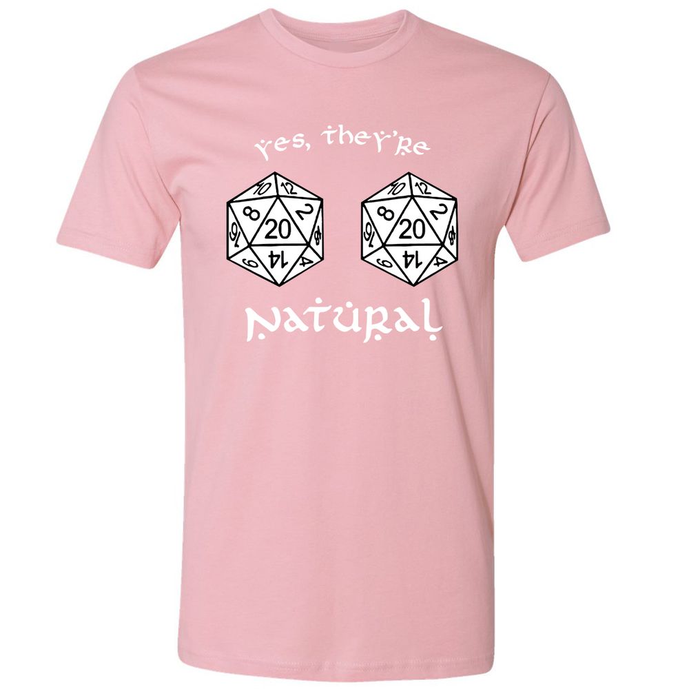 They Are Natural Premium Unisex T-Shirt - Light Pink - 3
