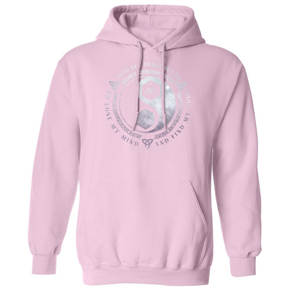 Into The Dungeon I Go Classic Unisex Hoodie - Light Pink - 3
