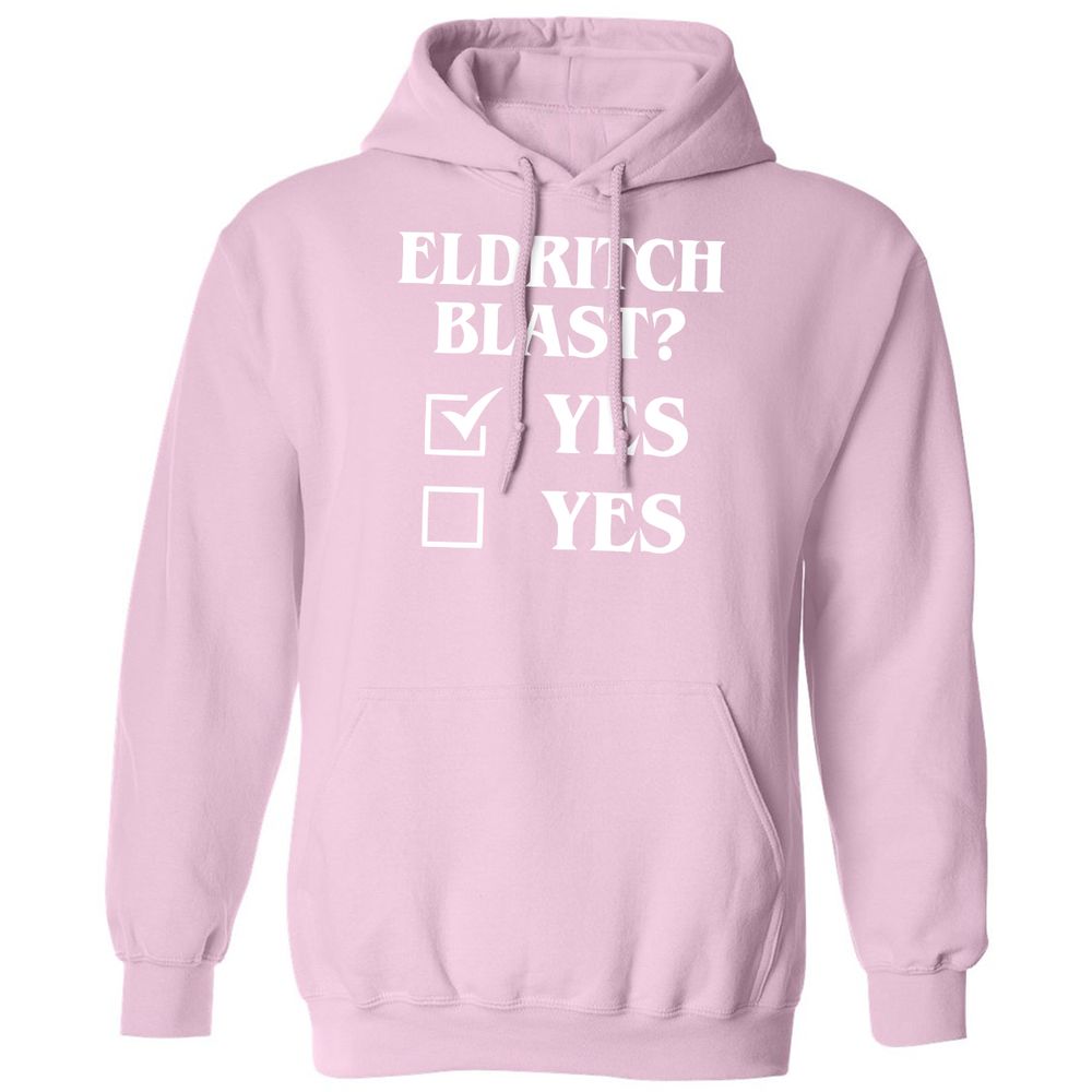 Eldritch Blast Yes Classic Unisex Hoodie - Light Pink - 3