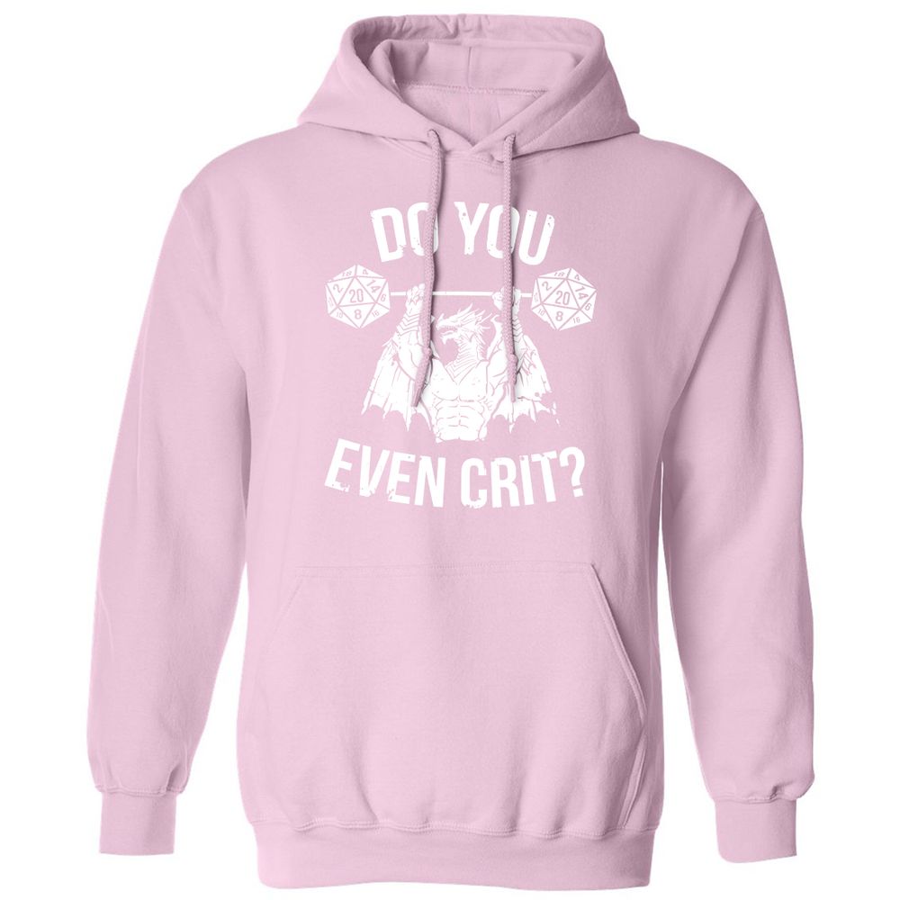 Do You Even Crit Classic Unisex Hoodie - Light Pink - 3