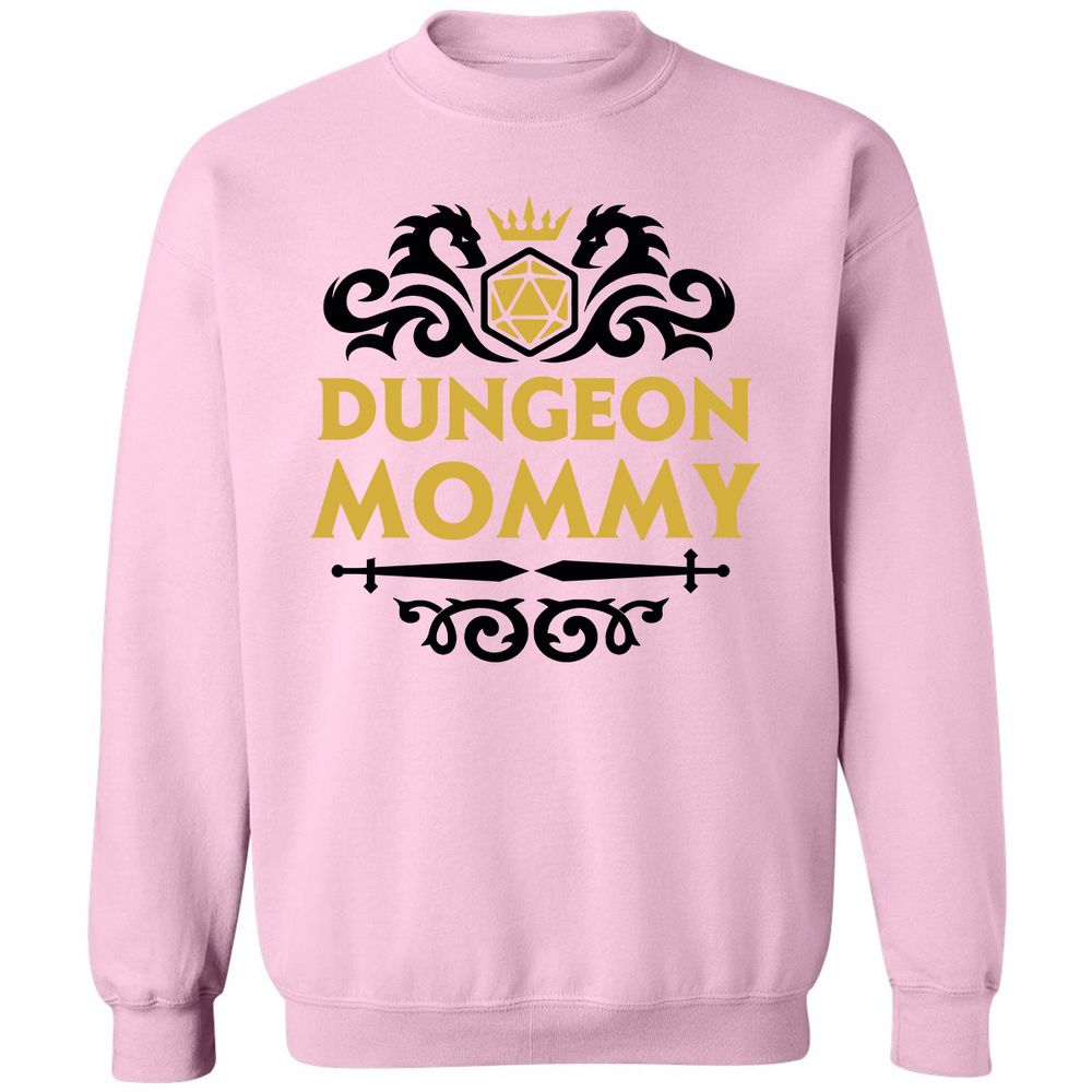 Dungeon Mommy Classic Unisex Sweatshirt - Light Pink - 3