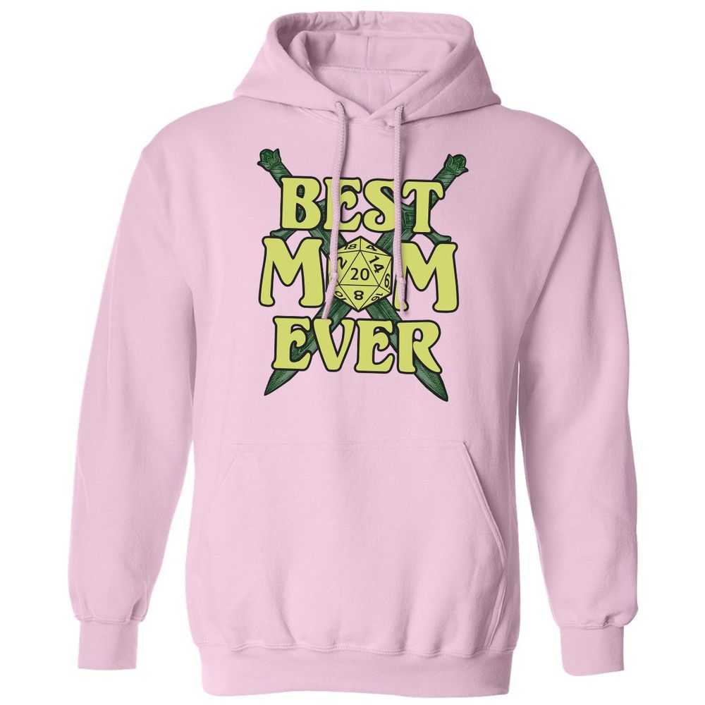 Best Mom Ever Classic Unisex Hoodie - Light Pink - 3