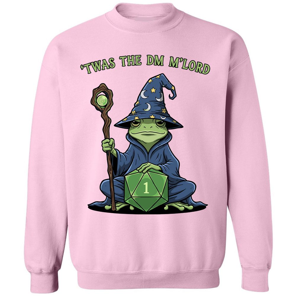 Twas the DM M’lord Classic Unisex Sweatshirt - Light Pink - 3