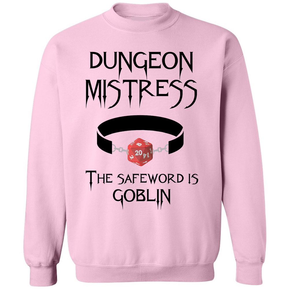 Dungeon Mistress Classic Unisex Sweatshirt - Light Pink - 3