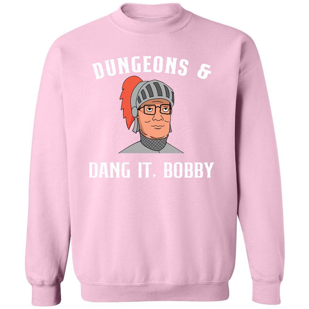 Dang It Bobby Classic Unisex Sweatshirt - Light Pink - 3