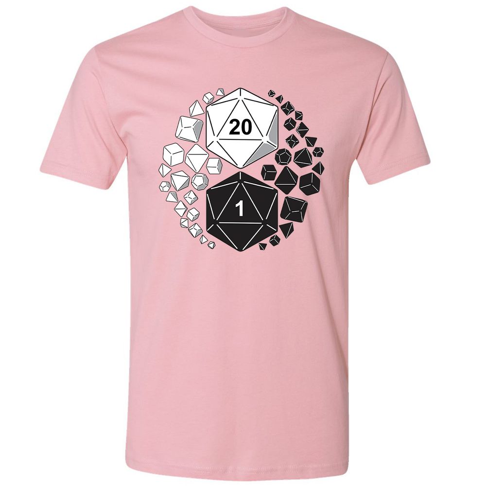 Gaming Yin Yang Premium Unisex T-Shirt - Light Pink - 3