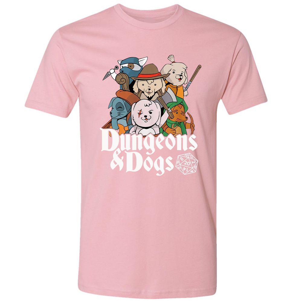Dungeons & Dogs Premium Unisex T-Shirt - Light Pink - 3