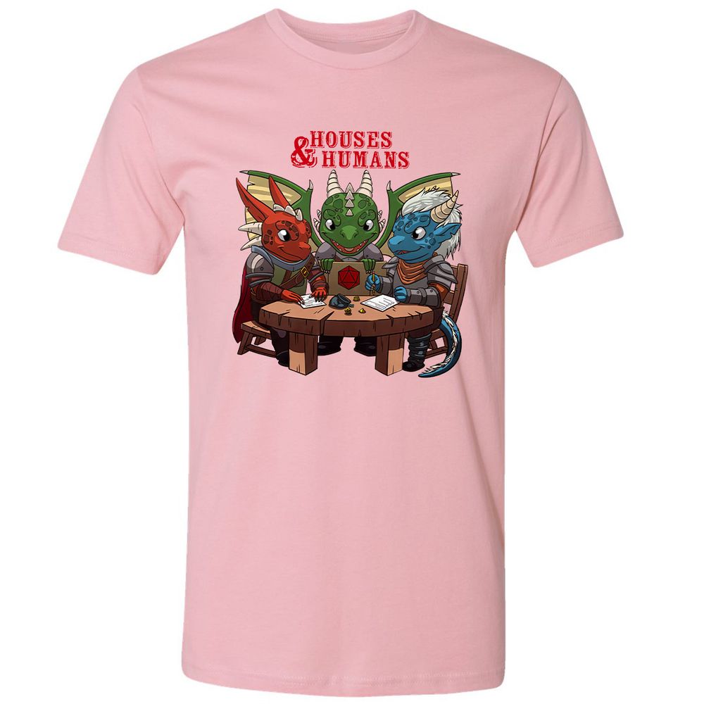 Houses & Humans Premium Unisex T-Shirt - Light Pink - 3