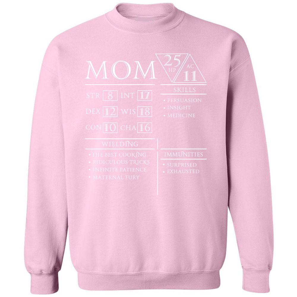 Mom Stats - Light Pink - 3