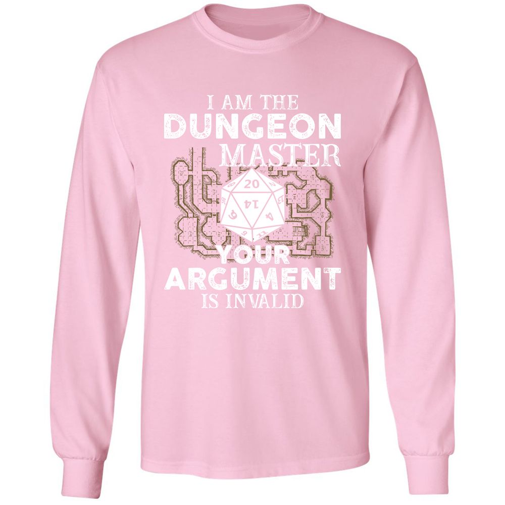 I Am the Dungeon Master – Your Argument Is Invalid - Light Pink - 3