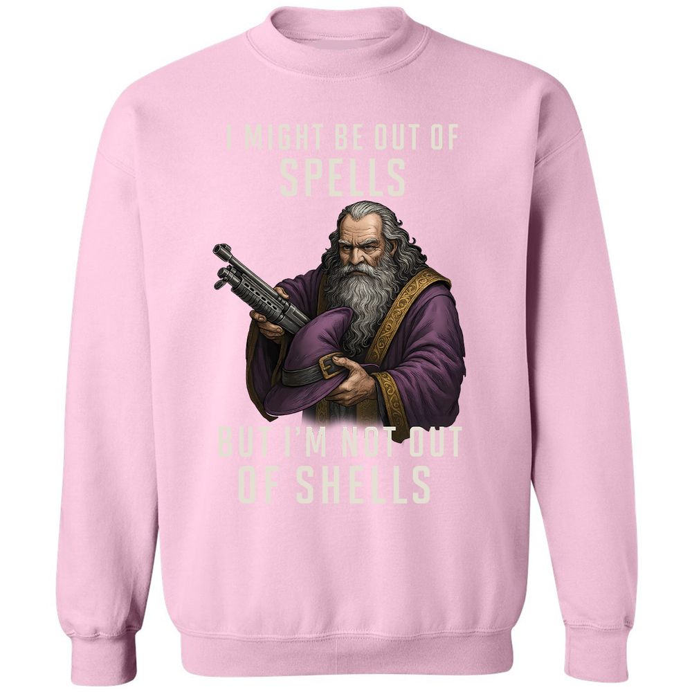 Not Out Of Shells Classic Unisex Sweatshirt - Light Pink - 3