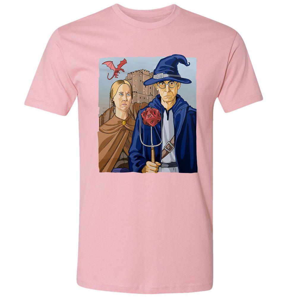 DnD Gothic Premium Unisex T-Shirt - Light Pink - 3