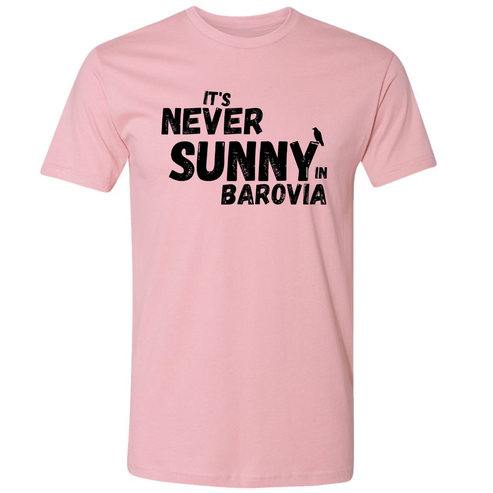 It's Never Sunny In Barovia Premium Unisex T-Shirt - Light Pink - 3