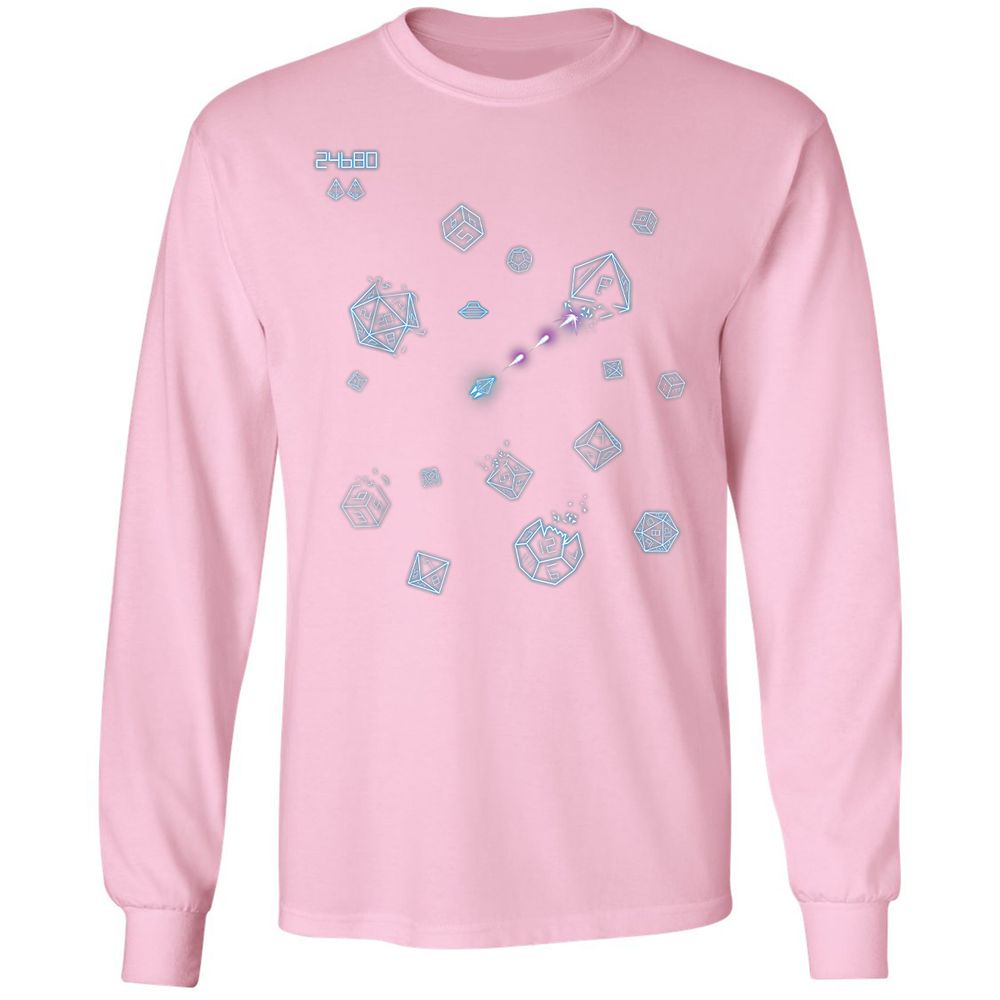 The Dices Game Long Sleeve T-Shirt - Light Pink - 3