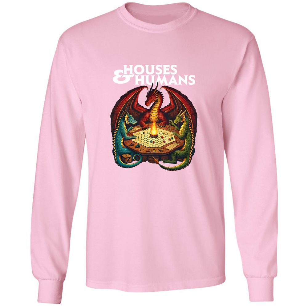Houses & Humans Long Sleeve T-Shirt - Light Pink - 3