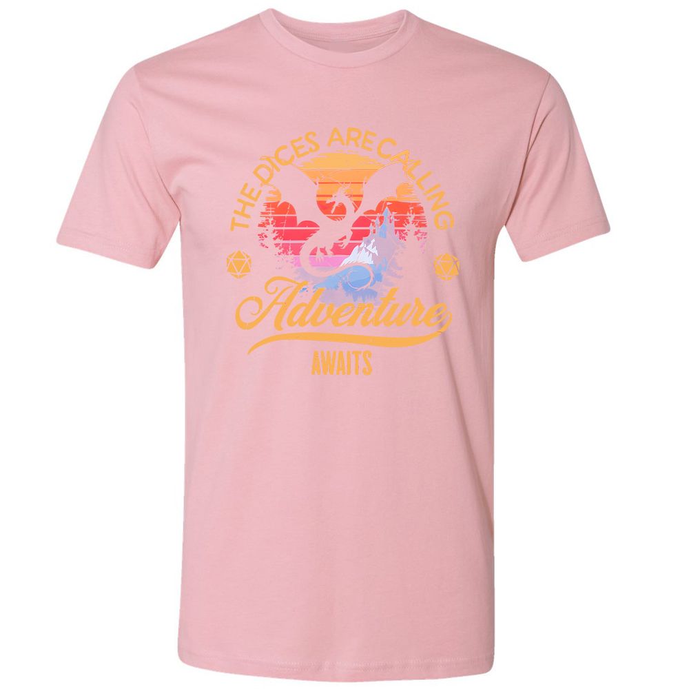The Dices Are Calling Premium Unisex T-Shirt - Light Pink - 3
