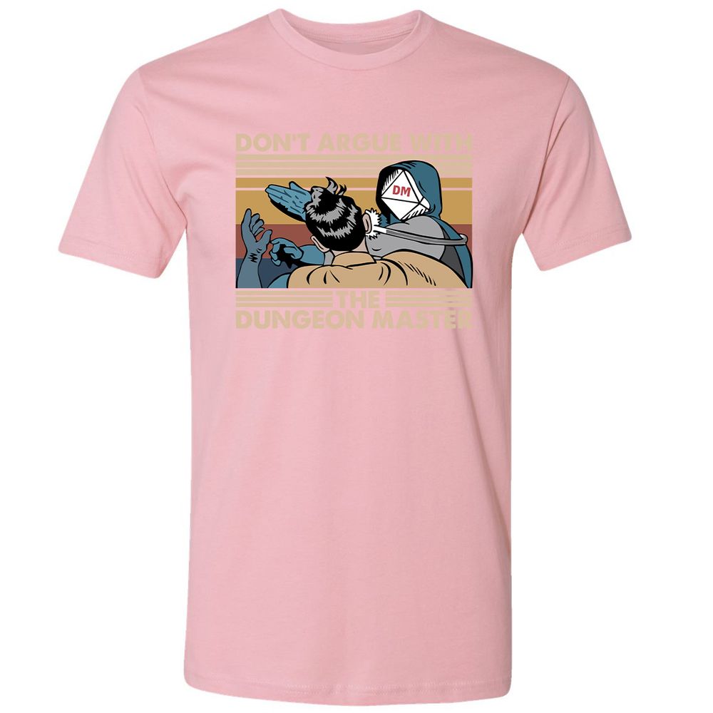 Don't Argue With The DM Premium Unisex T-Shirt - Light Pink - 3