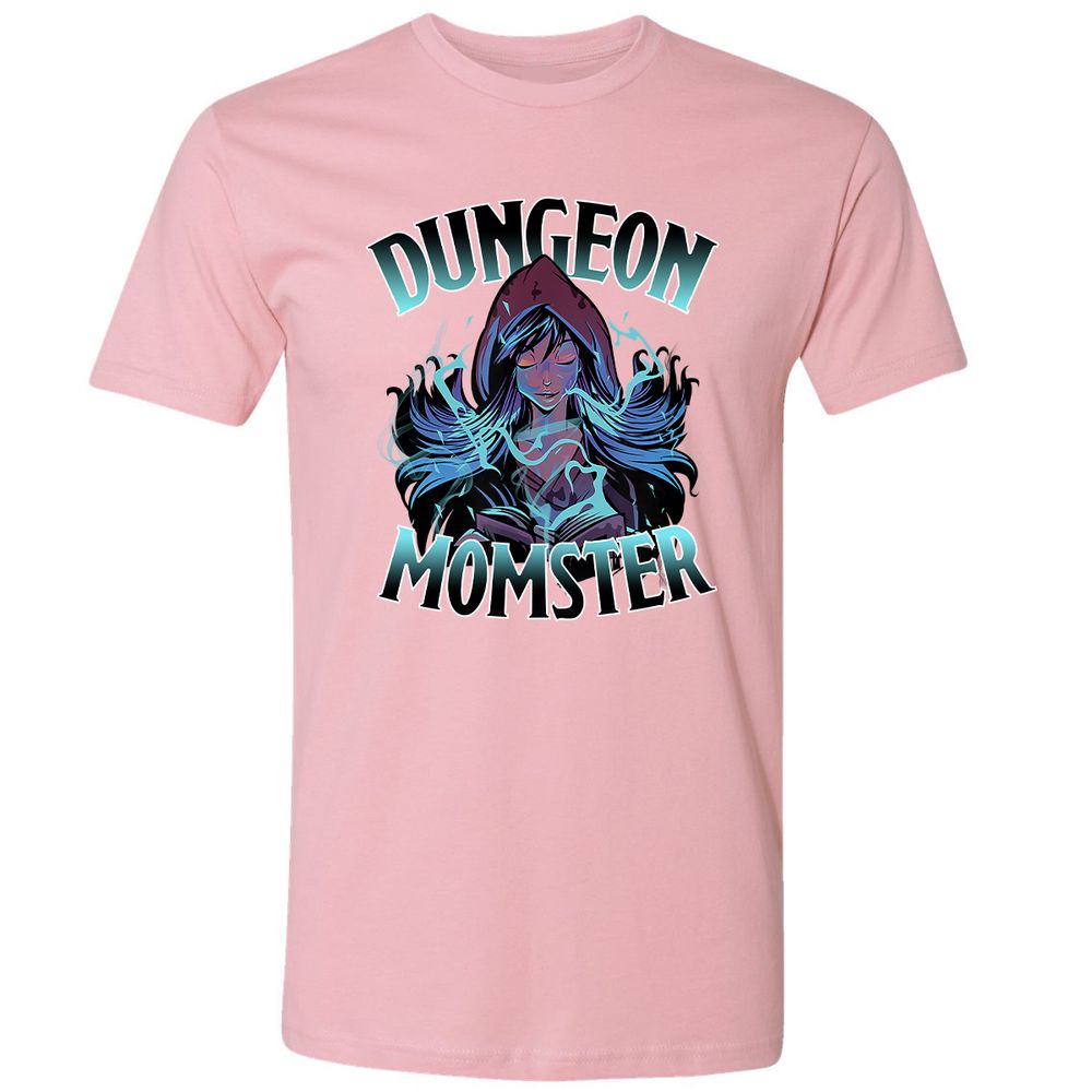 Dungeon Momster Premium Unisex T-Shirt - Light Pink - 3