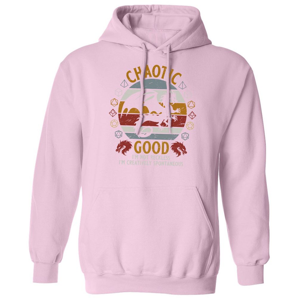 Chaotic Good Classic Unisex Hoodie - Light Pink - 3