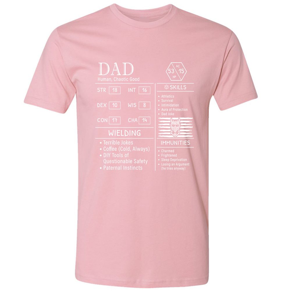Dad Stats New - Light Pink - 3