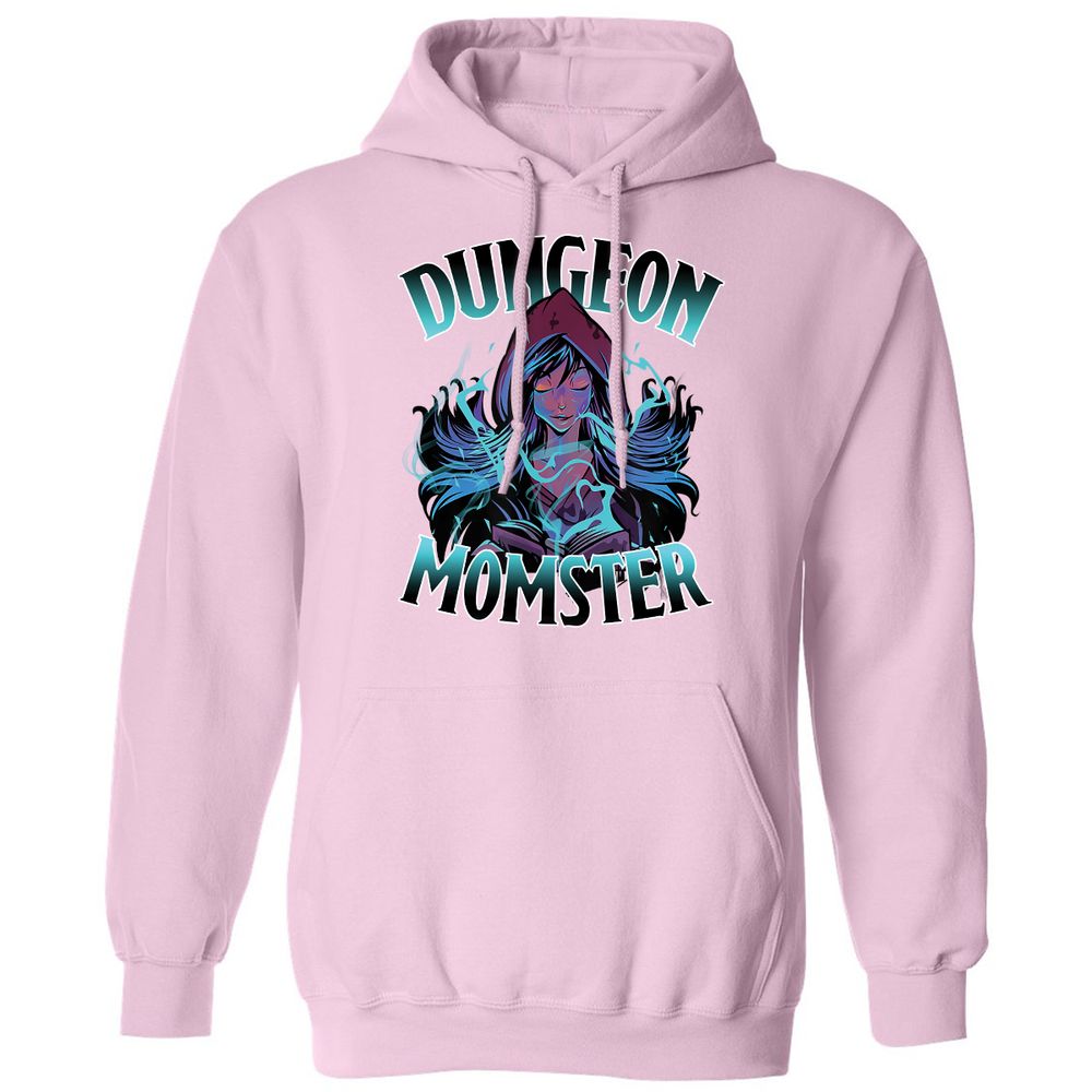 Dungeon Momster Classic Unisex Hoodie - Light Pink - 3