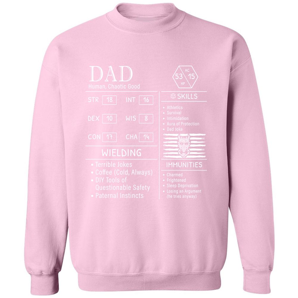 Dad Stats New - Light Pink - 3