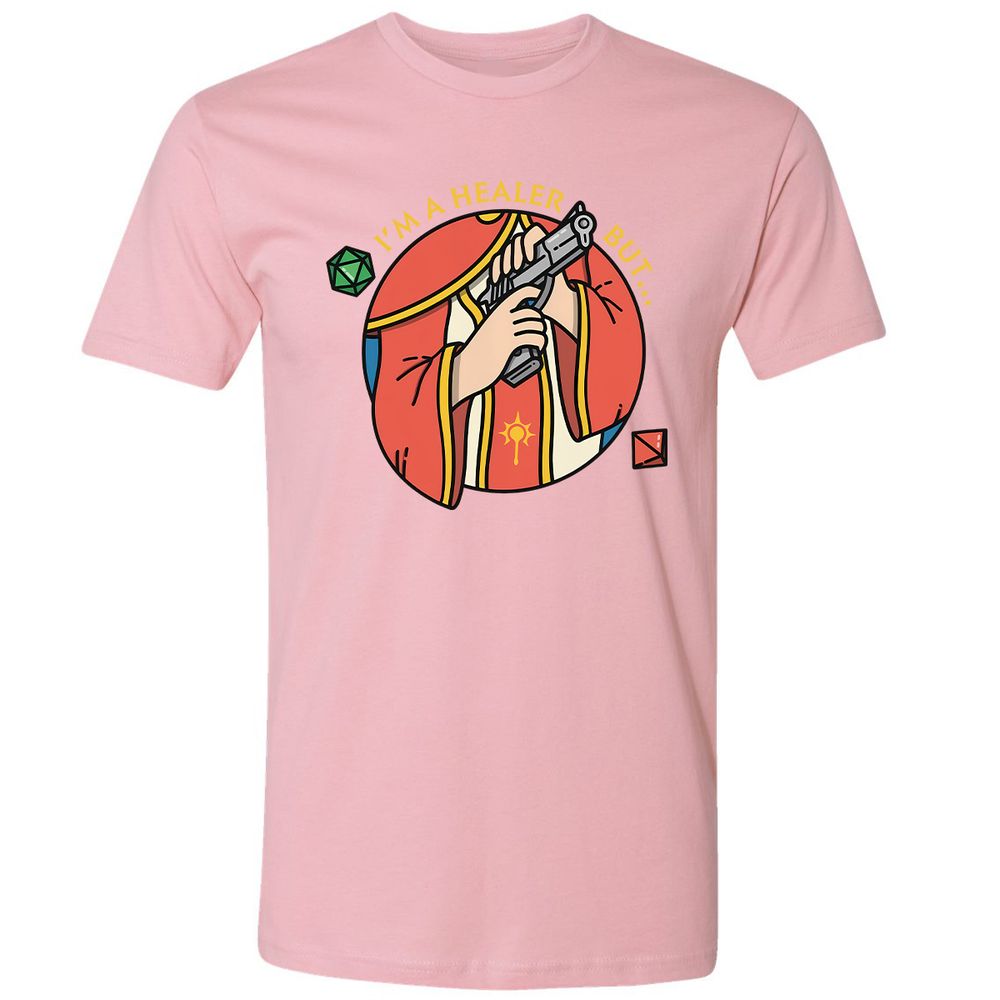 I'm A Healer But Premium Unisex T-Shirt - Light Pink - 3