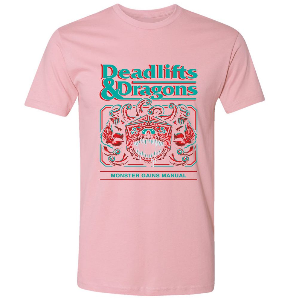 Deadlifts & Dragons Beholder - Light Pink - 3