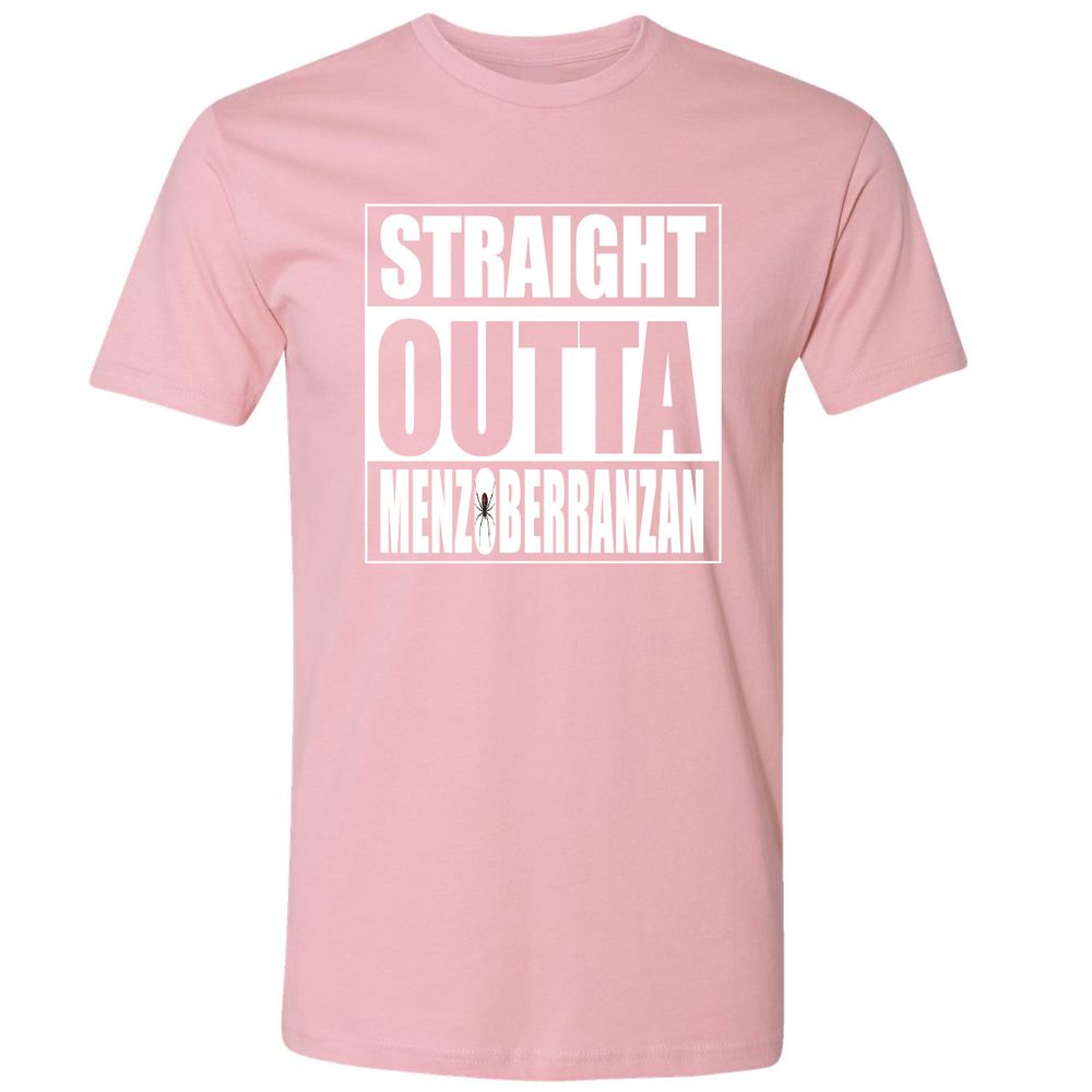 Straight Outta Menzoberranzan Premium Unisex T-Shirt - Light Pink - 3