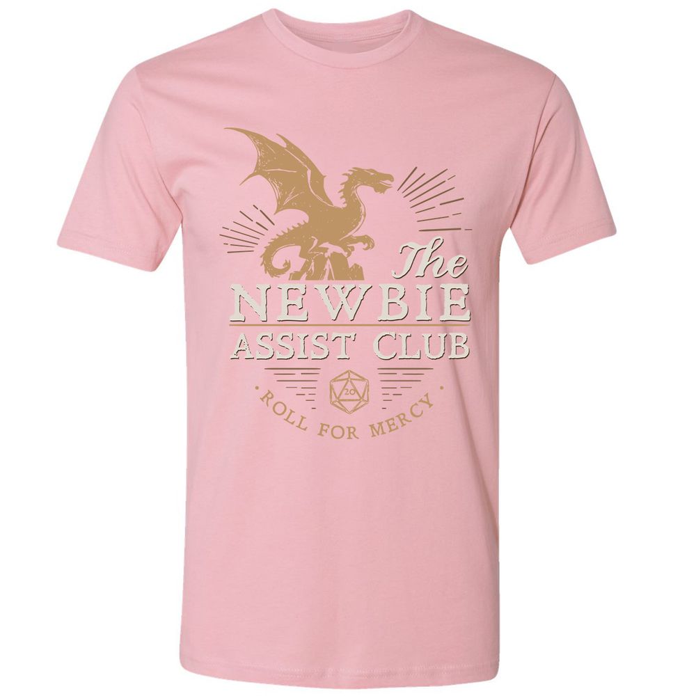 The Newbie Assist Club Premium Unisex T-Shirt - Light Pink - 3