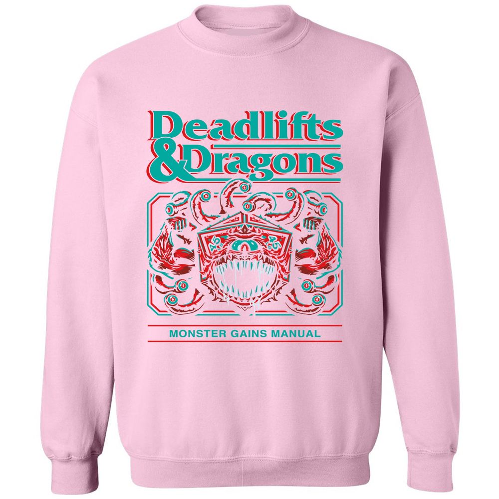 Deadlifts & Dragons Beholder - Light Pink - 3
