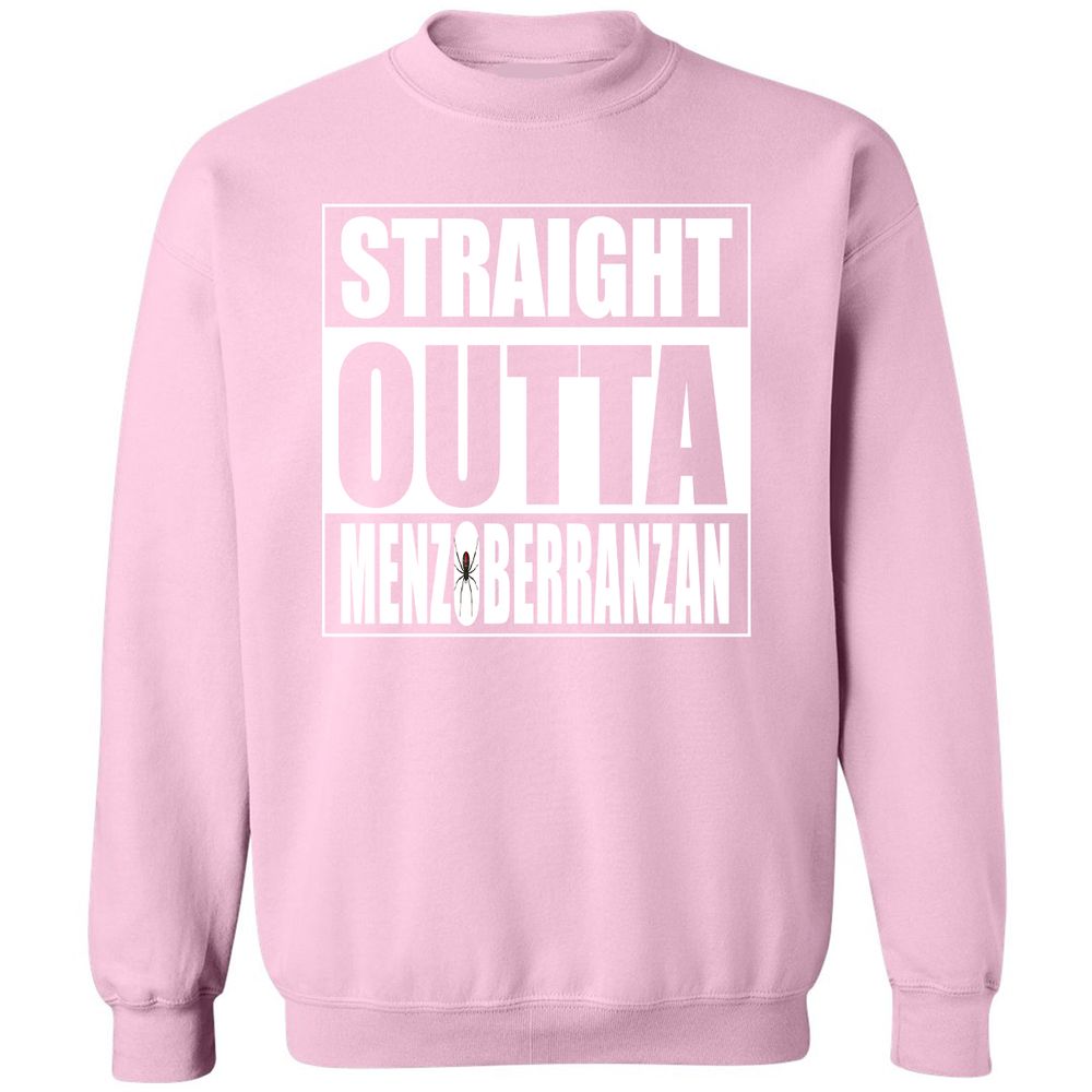 Straight Outta Menzoberranzan Classic Unisex Sweatshirt - Light Pink - 3