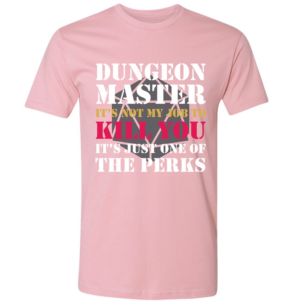 DUNGEON MASTER NOT MY JOB Premium Unisex T-Shirt - Light Pink - 3
