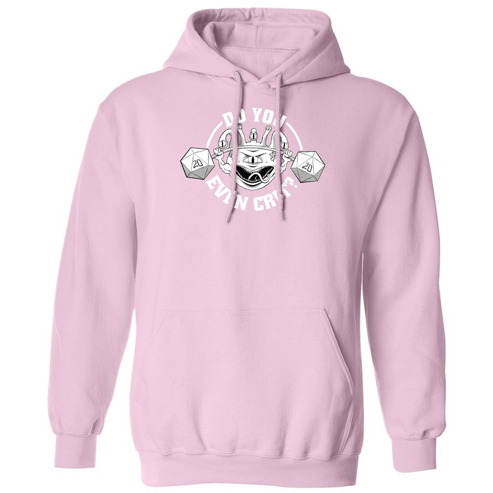 Do You Even Crit Classic Unisex Hoodie - Light Pink - 3