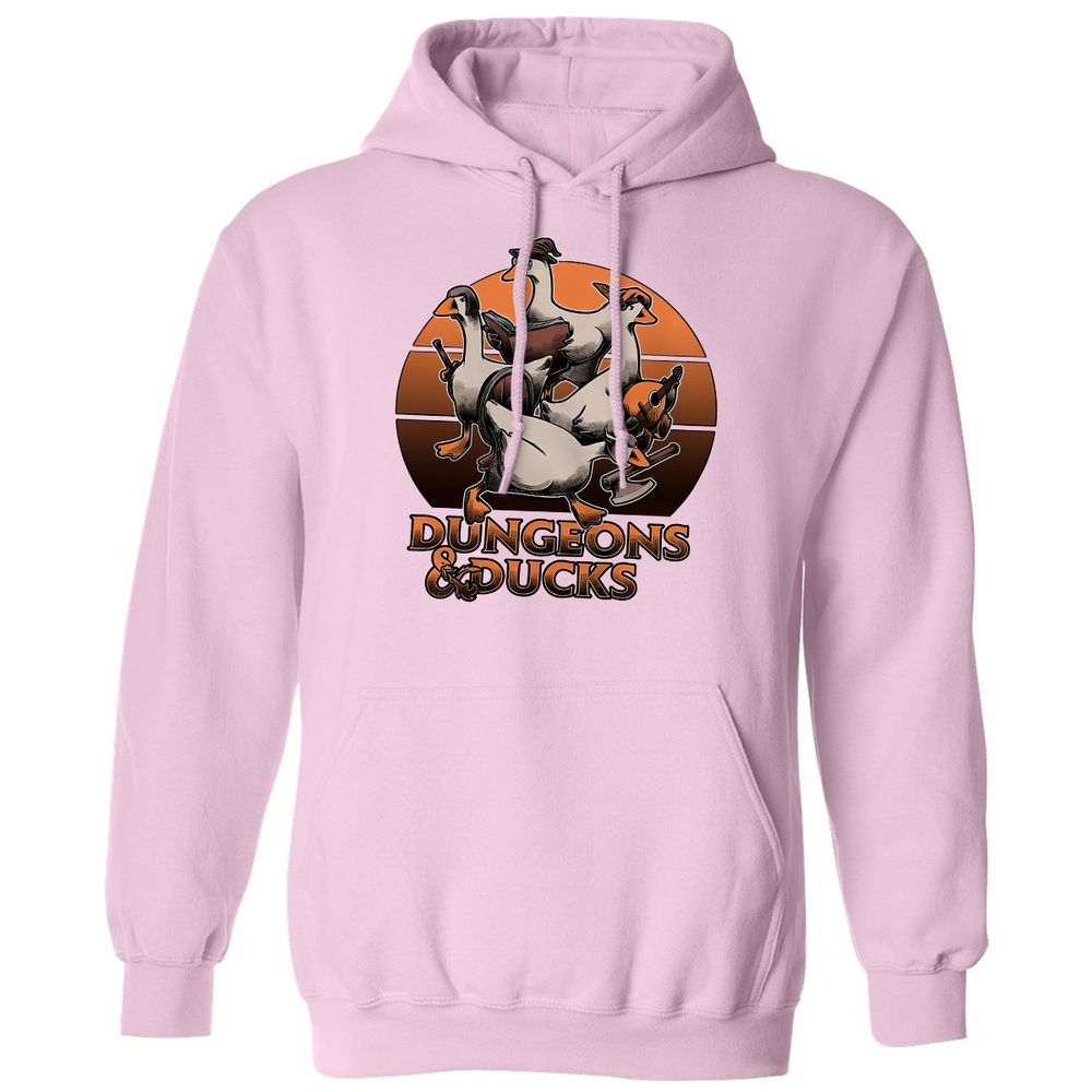 Dungeons And Ducks Classic Unisex Hoodie - Light Pink - 3
