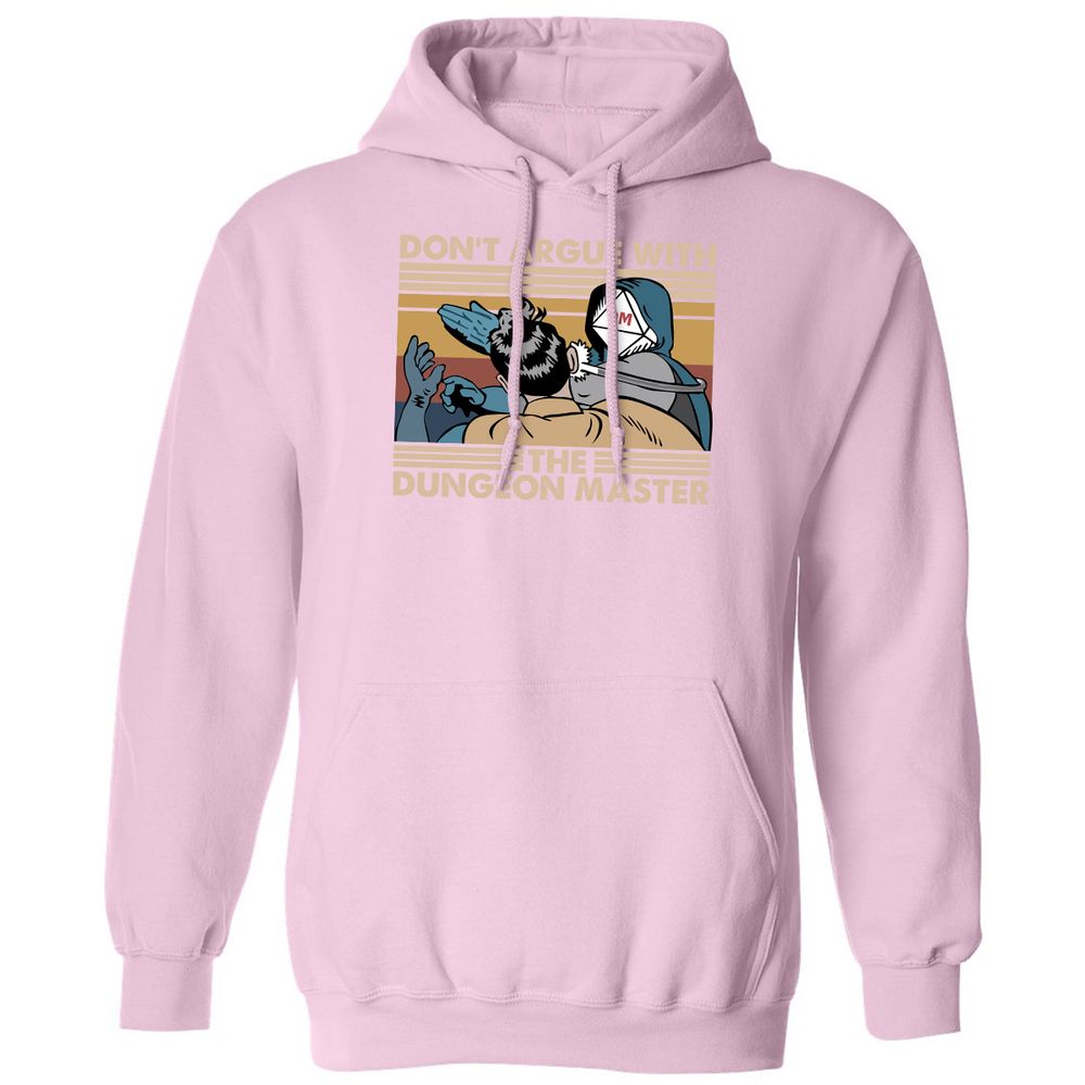 Don't Argue With The DM Classic Unisex Hoodie - Light Pink - 3