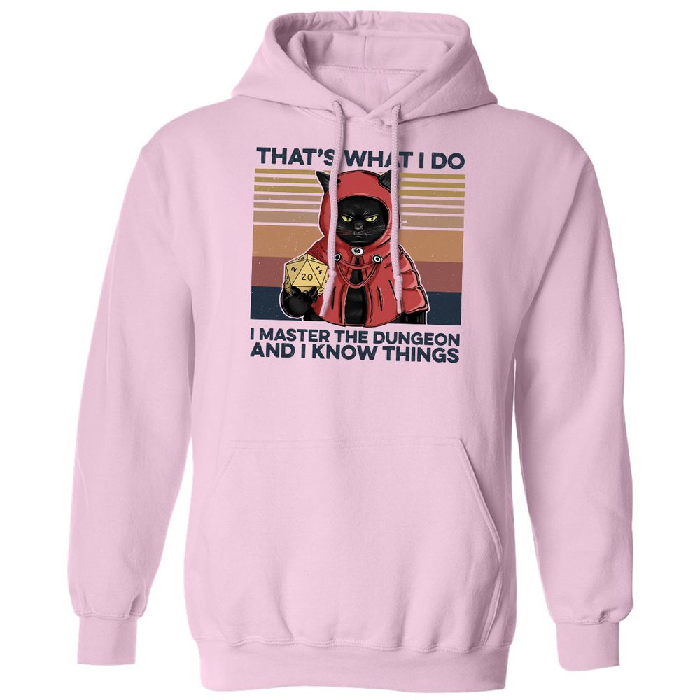 I Master The Dungeons Classic Unisex Hoodie - Light Pink - 3