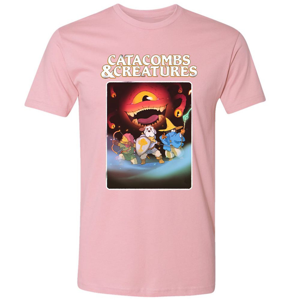 Catacombs & Creatures Premium Unisex T-Shirt - Light Pink - 3