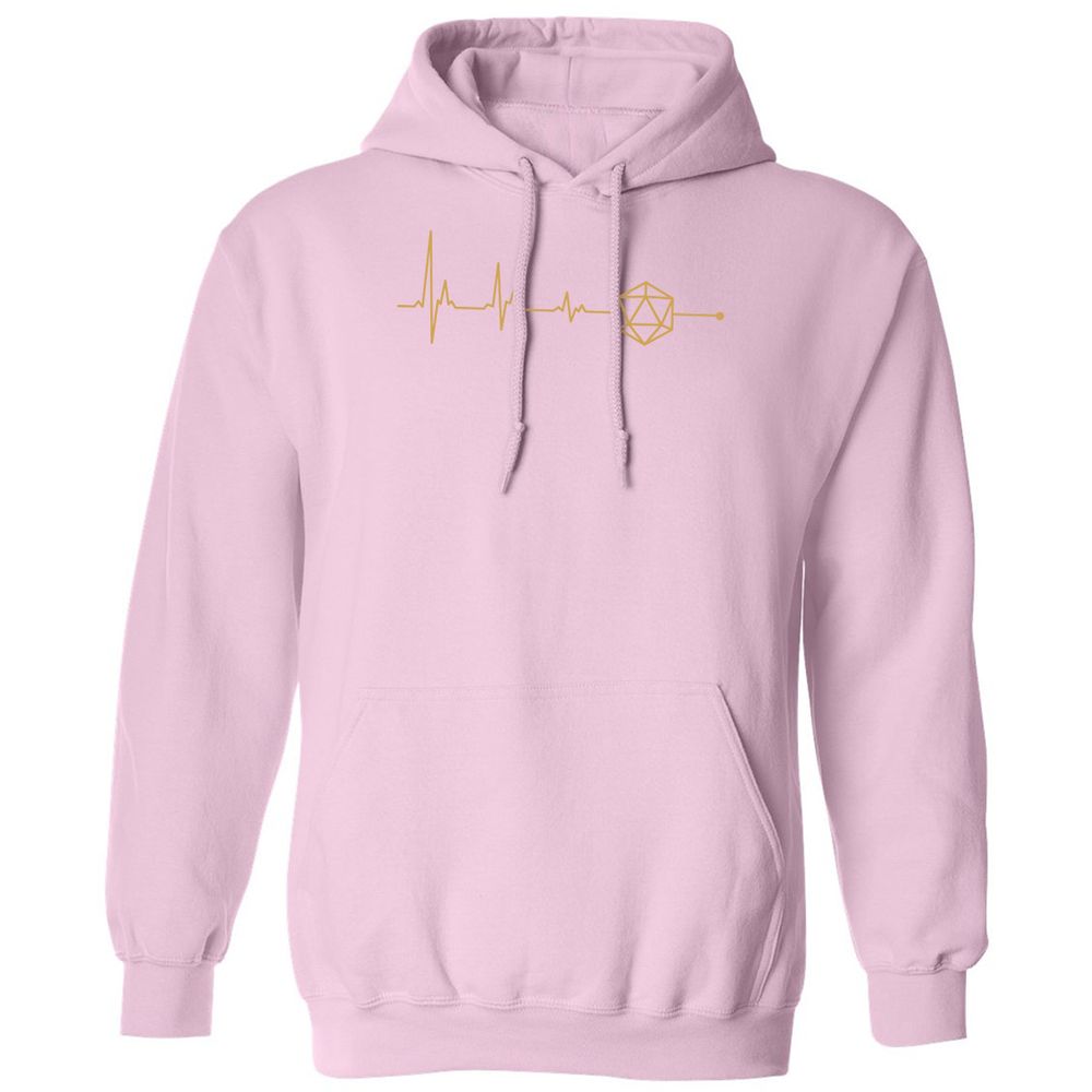 D20 Dice Is My Life Classic Unisex Hoodie - Light Pink - 3