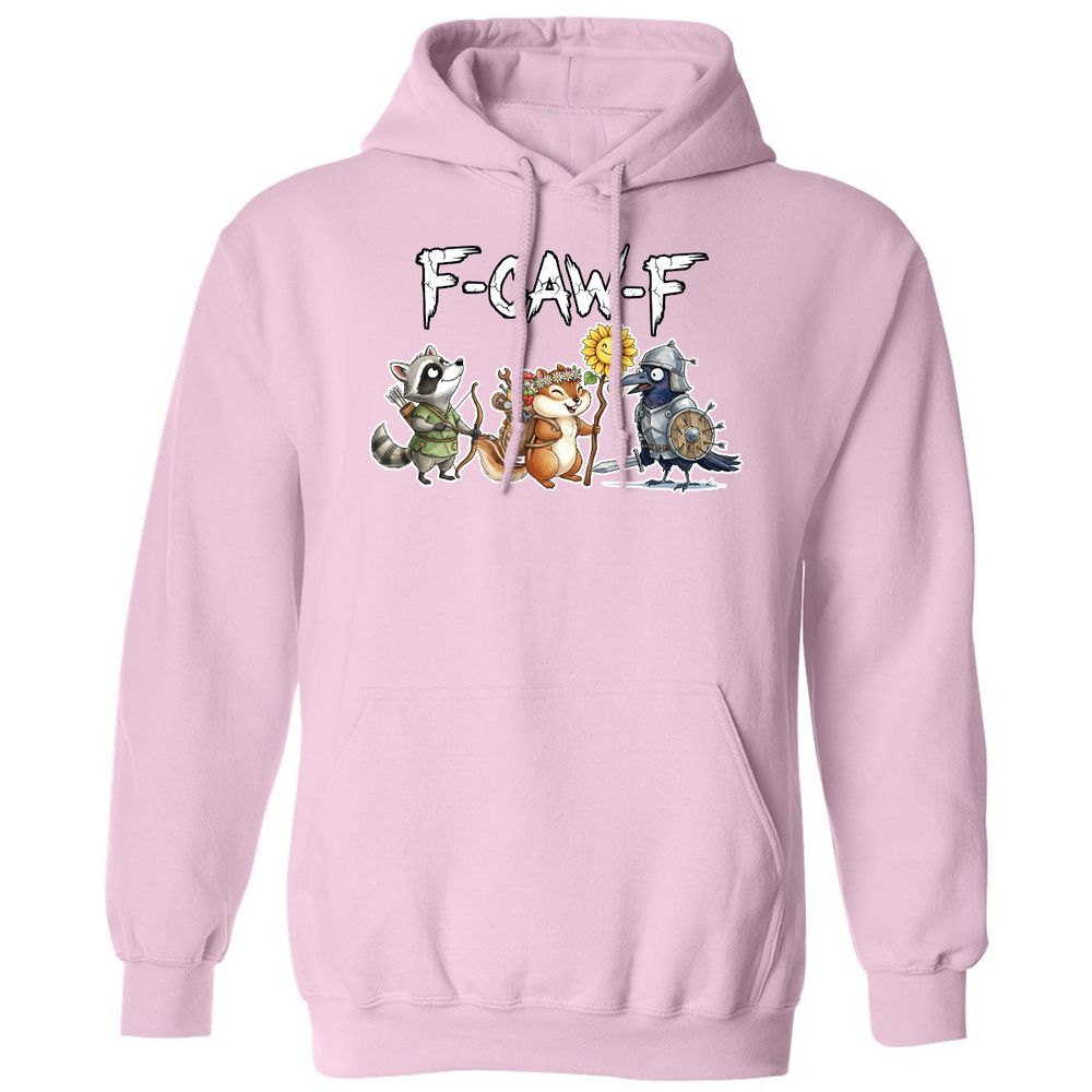 F-CAW-F Adventuring party Classic Unisex Hoodie - Light Pink - 3