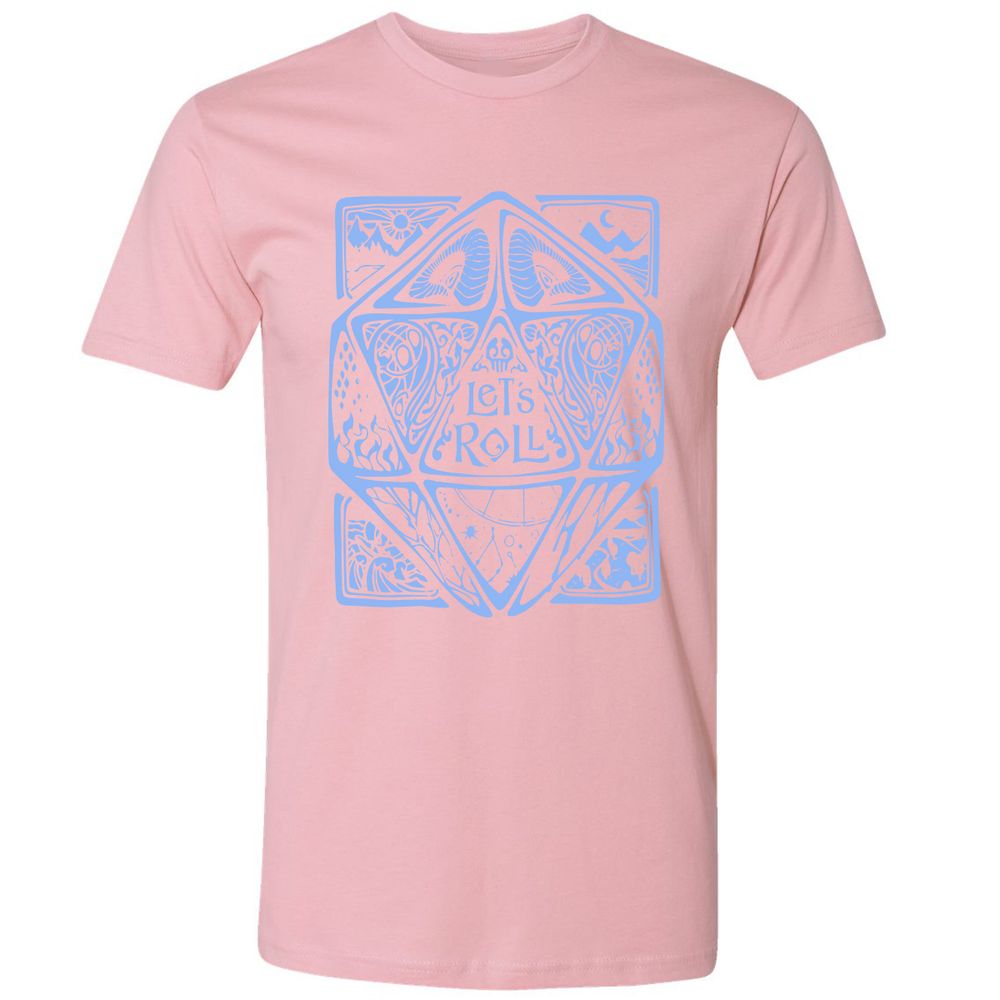 Let's Roll Premium Unisex T-Shirt - Light Pink - 3