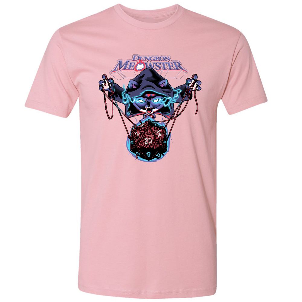 Dungeon Meowster Premium Unisex T-Shirt - Light Pink - 3