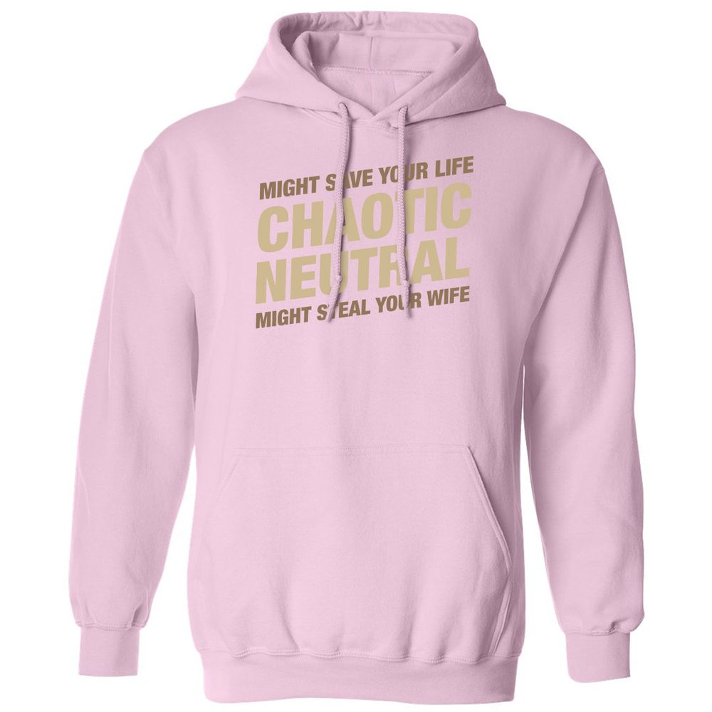 Might Save Your Life Might Steal Your Wife Classic Unisex Hoodie - Light Pink - 3