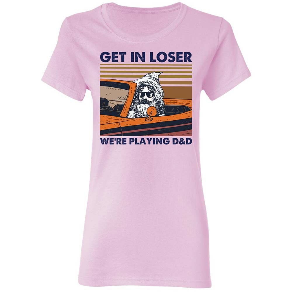Get in Loser Women's T-Shirt - Light Pink - 3