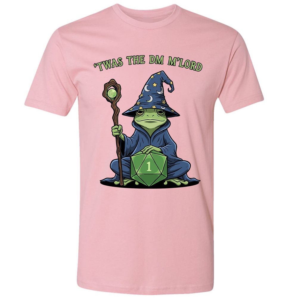 Twas the DM M’lord Premium Unisex T-Shirt - Light Pink - 3