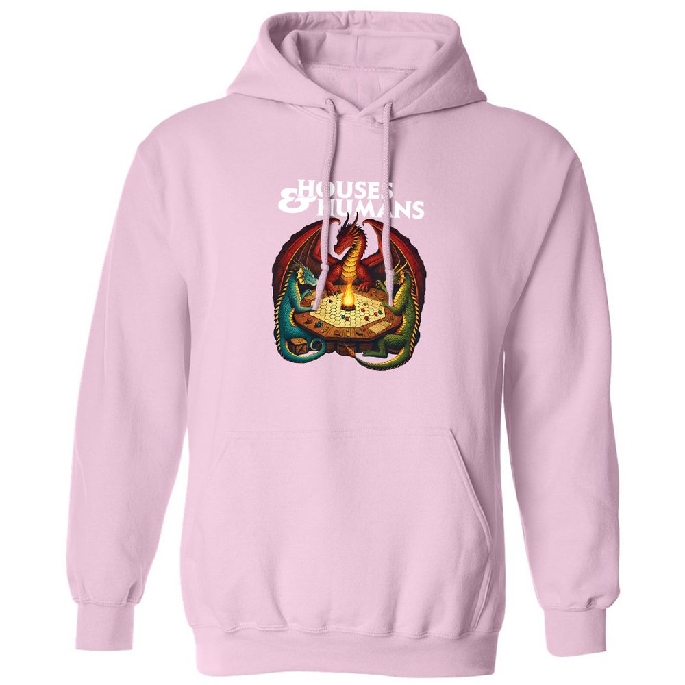 Houses & Humans Classic Unisex Hoodie - Light Pink - 3