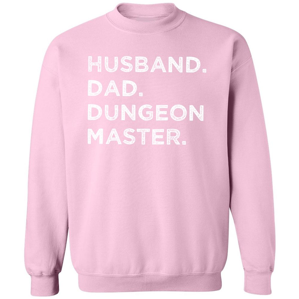 Husband Dad Dungeon Master Classic Unisex Sweatshirt - Light Pink - 3