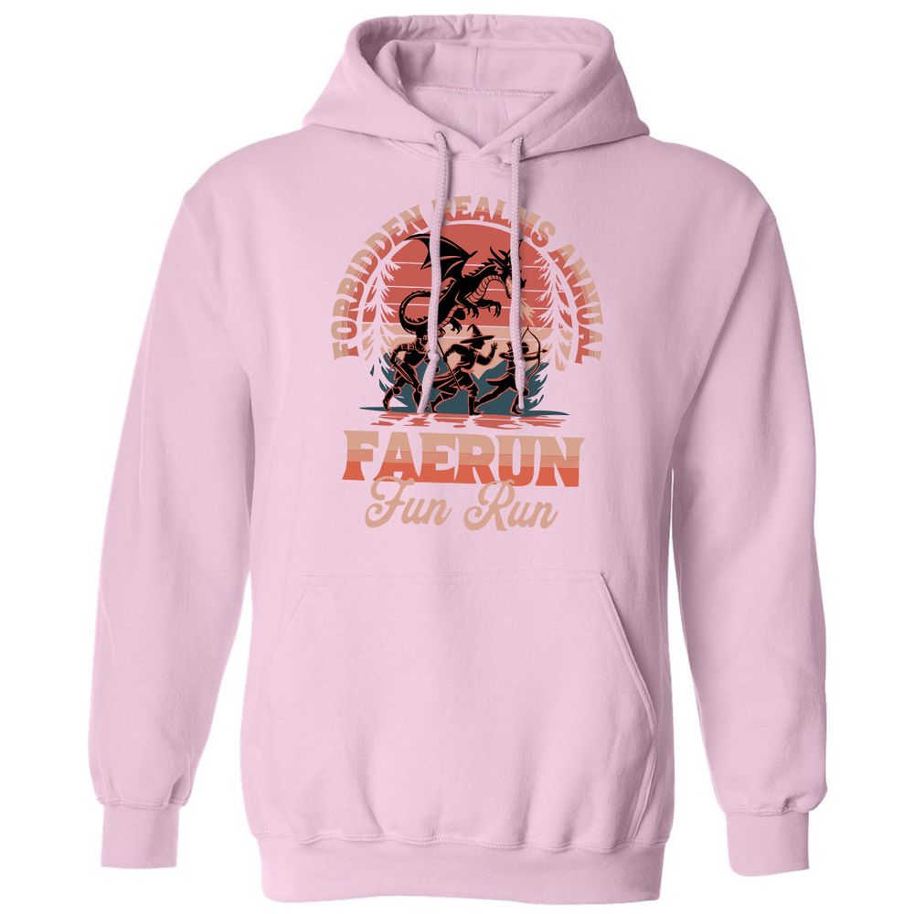 Faerun Fun Run Classic Unisex Hoodie - Light Pink - 3