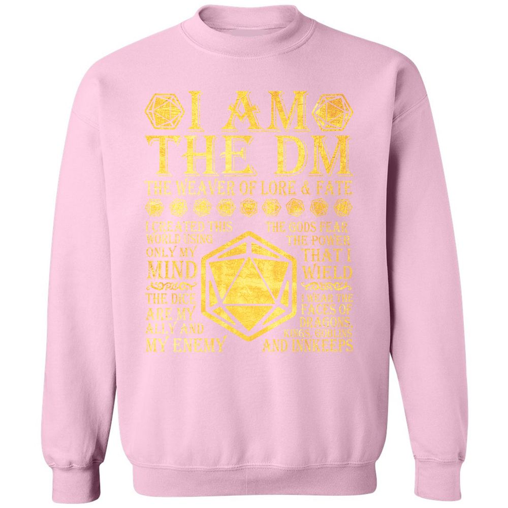 I Am The DM Classic Unisex Sweatshirt - Light Pink - 3