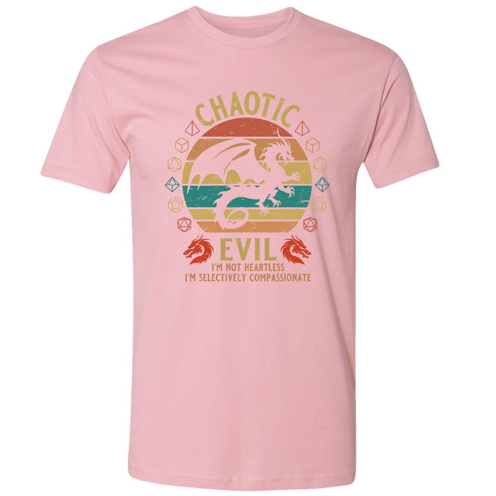 Chaotic Evil Premium Unisex T-Shirt - Light Pink - 3